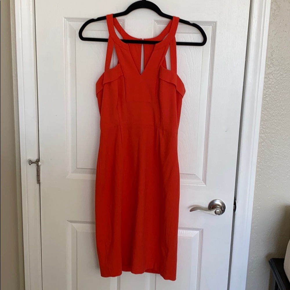 BCBG MAXAZRIA Strappy Dress